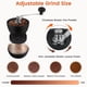 thumbnail image 5 of Manual Coffee Bean Grinder with Ceramic Burr, Hand Coffee Grinder Mill for Drip Coffee, Espresso, F, 5 of 5
