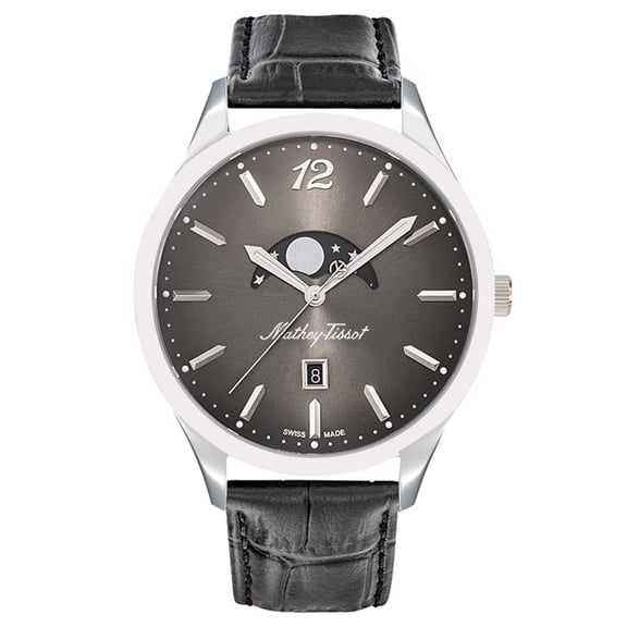 Mathey Tissot Men's Urban Black Dial Watch - H411LAN