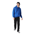 thumbnail image 4 of Gildan Softstyle Midweight Hoodie, Men's Ring-Spun Cotton Fleece Hooded Sweatshirt, Royal, XL, 4 of 5