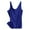 Blue, variant on Lixiuxyad Built-in Bra Tank Tops Women's V Neck Sleeveless Satin Tank Top
