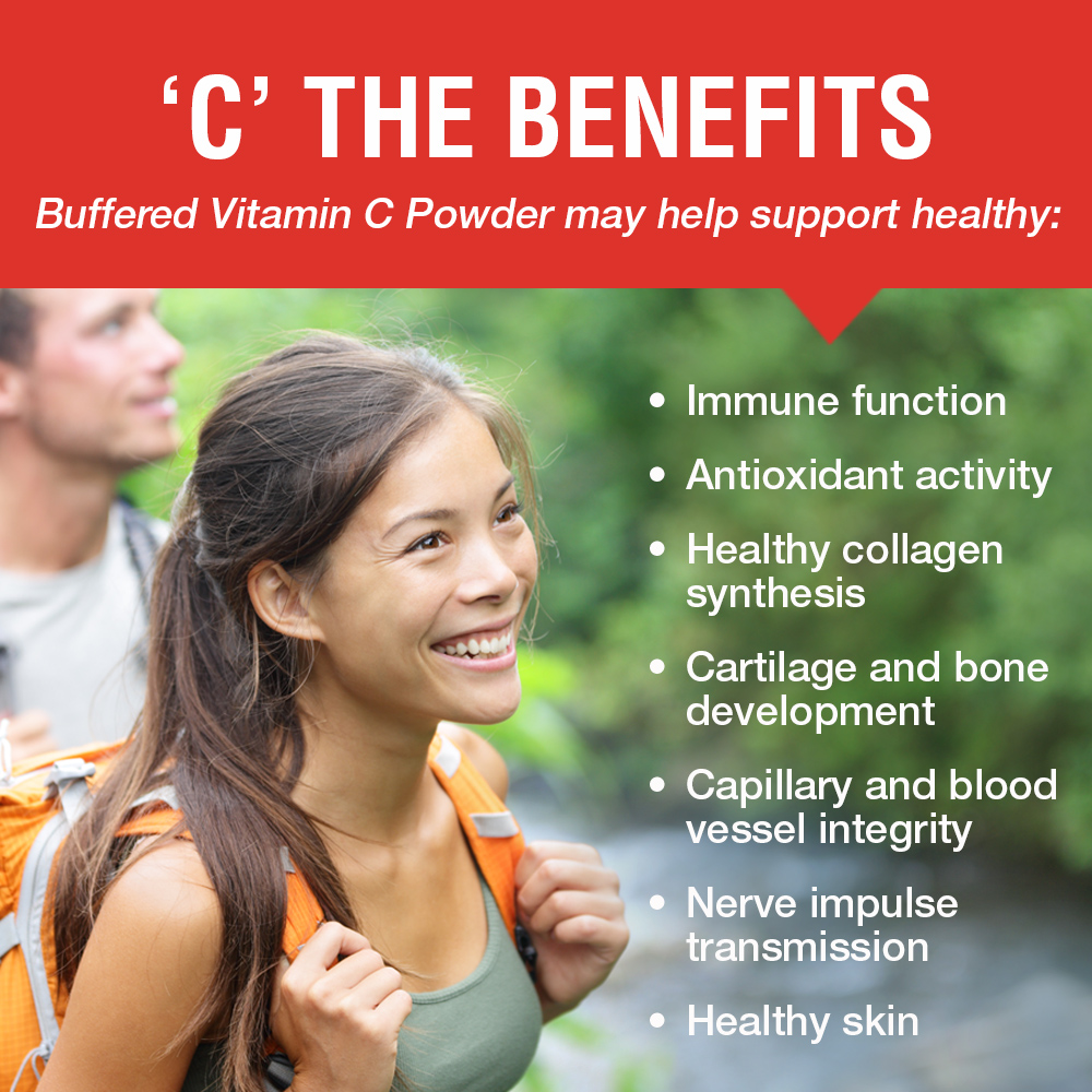 Solaray Vitamin C Crystalline 5000mg | Buffered Powder for Gentle Digestion | Healthy Immune Function, Collagen Synthesis & Antioxidant Support | 8 oz