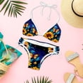 thumbnail image 6 of Starry Sky Sunflower Butterfly Detachable Sponge Adjustable Strap Bikini Set Two-Pack, Ideal for Beach and Pool Parties, 6 of 6