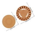 thumbnail image 2 of HAMPPLIES 2Pcs Rubber Eraser Wheel Adhesive Remover for Cars Khaki Color Efficient Cleaning, 2 of 6