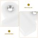 thumbnail image 4 of Juego de 2 uds de clips universales de vidrio de plástico para ventanas de coche, Clips de canal de vidrio para puertas y ventanas seguras para mantener la ventana de su coche levantada y estable, 4 of 8