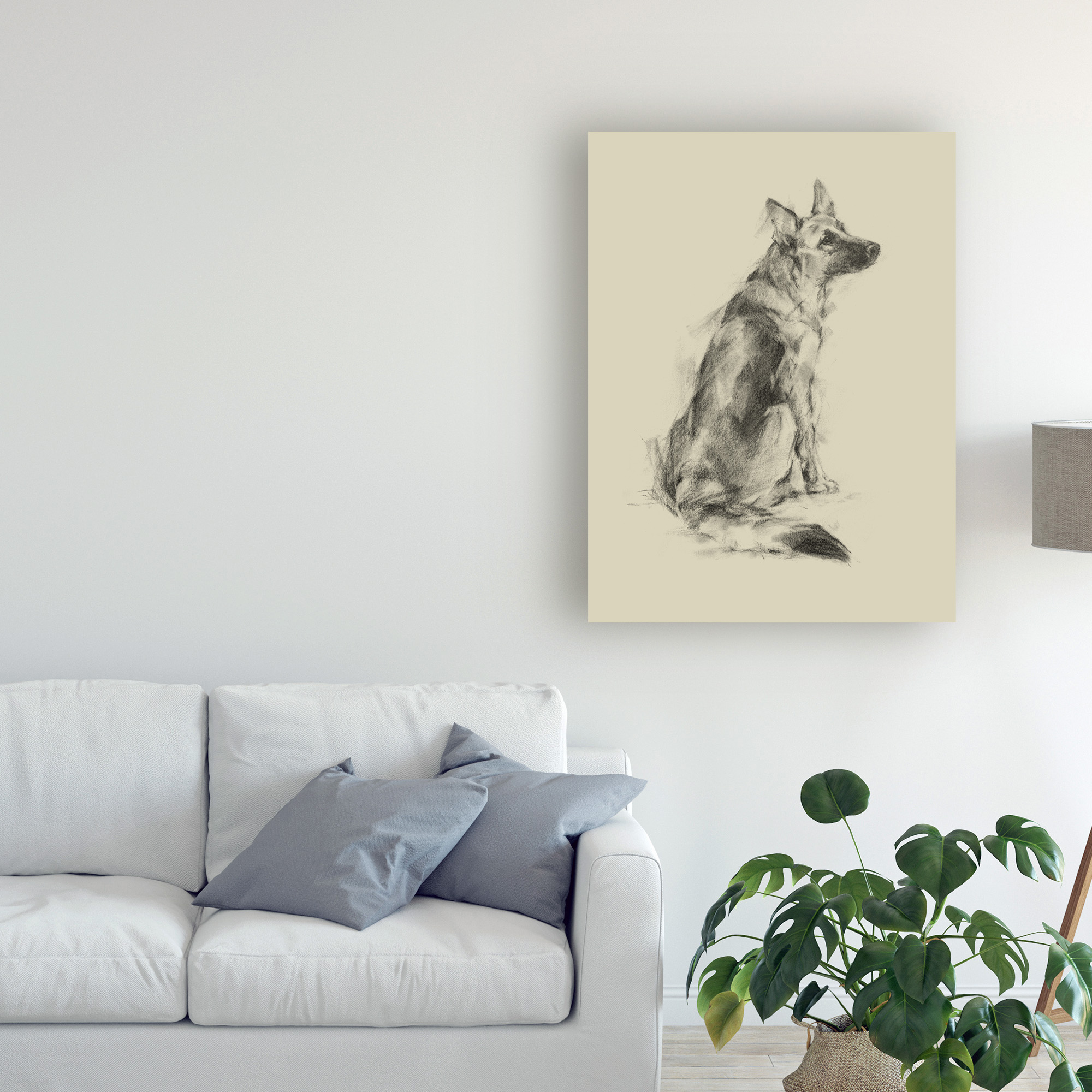 Trademark Fine Art 'Puppy Dog Eyes V' Canvas Art by Ethan Harper