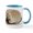 White/Blue Inside, variant on CafePress - American Badger Mug - 11 oz Ceramic Mug - Novelty Coffee Tea Cup