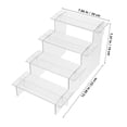 thumbnail image 2 of Homoyoyo Transparent Acrylic Display Risers 32x20x19cm 1Pack, 2 of 6