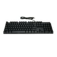 thumbnail image 4 of Teclado retroiluminado LED, teclado mecánico de 104 teclas Teclas de teclado con cable Teclado retroiluminado LED impulsado por el rendimiento, 4 of 8