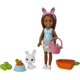 thumbnail image 2 of Barbie Chelsea Doll (Brunette) with Pet Bunny & Storytelling Accessories Including Pet Bed, Bunny Treats & More, Toy for 3 Year Olds & Up Barbie -, 2 of 6