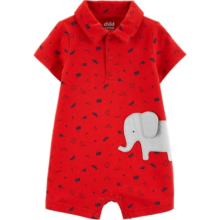 Short Sleeve One Piece Romper (Baby Boys)