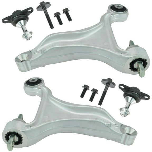 TRQ Front Lower Control Arms Ball Joints Kit Set of 4 for Volvo XC70 V70 AWD PSA62725