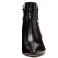 thumbnail image 2 of YDN Women's Pointy Toe Ankle Booties Kitten Low Heels Dressy Glossy Daily Winter Shoe Size 15 Black, 2 of 4