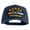 Navy, variant on Korea Veteran 1950-1953 Patched Solid Cotton Twill 5 panel Mesh Back Cap - Red OSFM