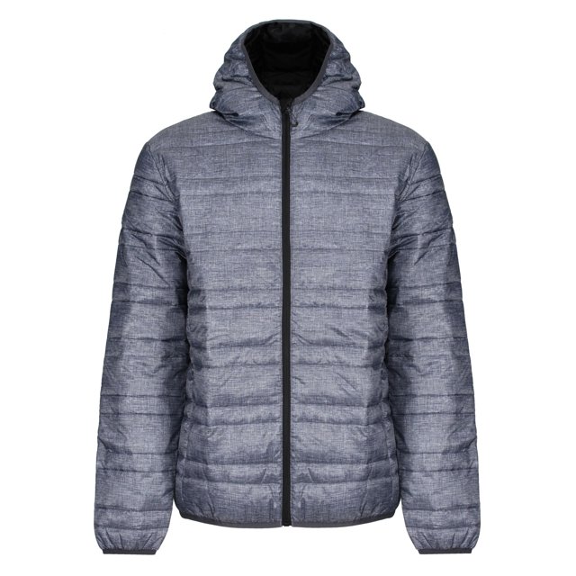 Regatta - Chaqueta Acolchada Firedown para Adultos Unisex (Gris Jaspeado, Negro) Regatta UTPC4723_P