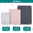 thumbnail image 4 of Tapis Rafraîchissant Imperméable pour Chien, Couverture Rafraîchissante Premium pour Animal de Compagnie pour Lit et Cage, Tapis Rafraîchissant Antidérapant d'Intérieur pour Chien pour Dormir, Grand Tapis de Canapé Q-MAX pour Chat, Rose, 60x80, 4 of 9