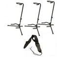 thumbnail image 2 of On Stage XCG4 Black Tripod Guitar Stand, 3 Pack, 2 of 3