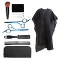 thumbnail image 1 of MasteelfCA 10pcs/Set Simple Hairdressing Scissors Kit Barber Scissors Flat Tooth Comb Kit, 1 of 8