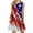 White, variant on OAVQHLG3B Womens Dresses Sun Dresses Women Summer Casual 4th of July Outfits American flag Summer Casual Summer Sleeveless Round Neck Dress