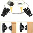 thumbnail image 2 of Correas antivuelco para muebles 6 juegos de correas de anclaje para muebles de acero inoxidable a prueba de niños para seguridad infantil y protección de cachorros., 2 of 5