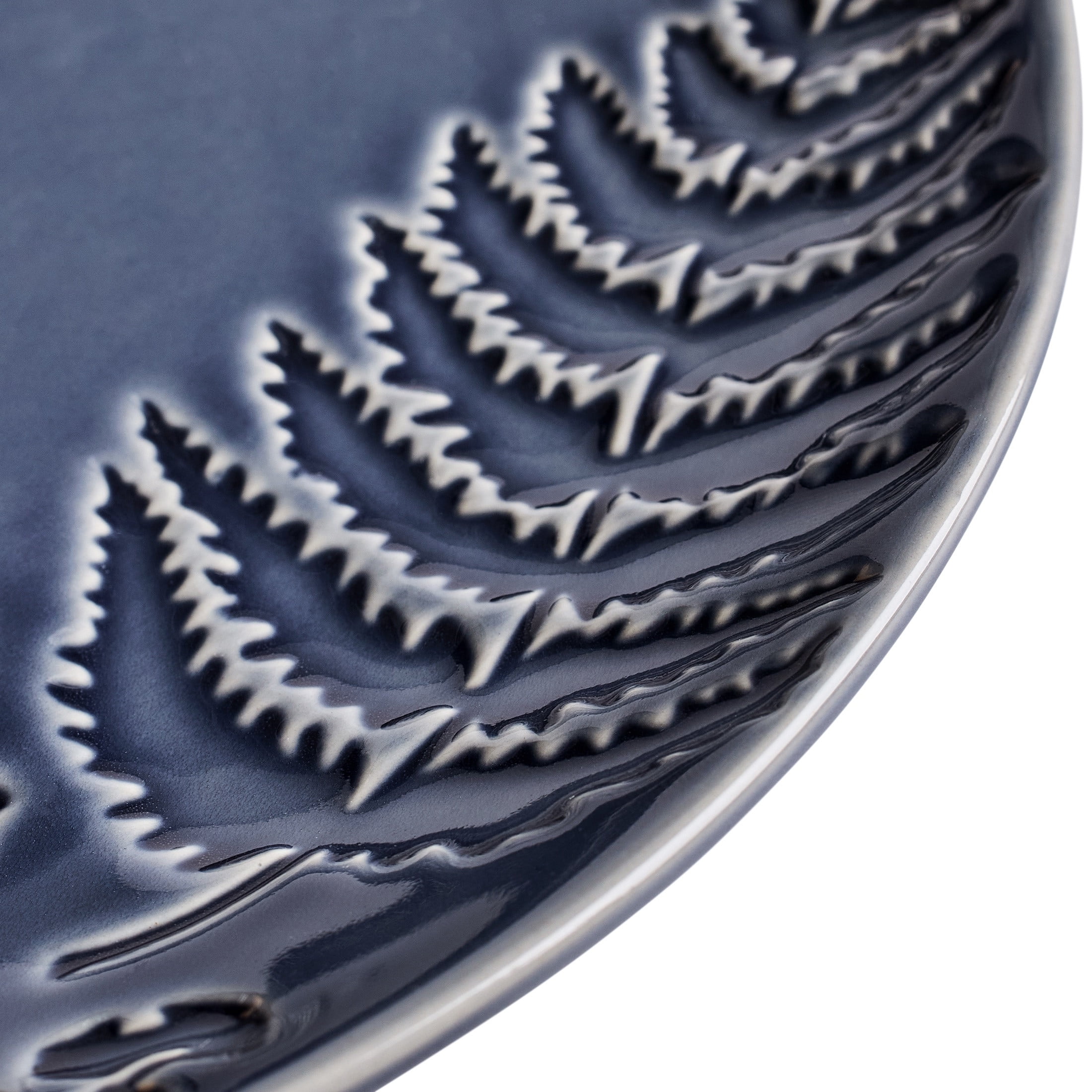 Better Homes & Gardens-Ellie Collection Blue Stoneware Dinner Plate