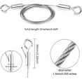 Adjustable Picture Hanging Wire HeavyDuty Stainless Steel Wire Kit 2m x 1.5mm