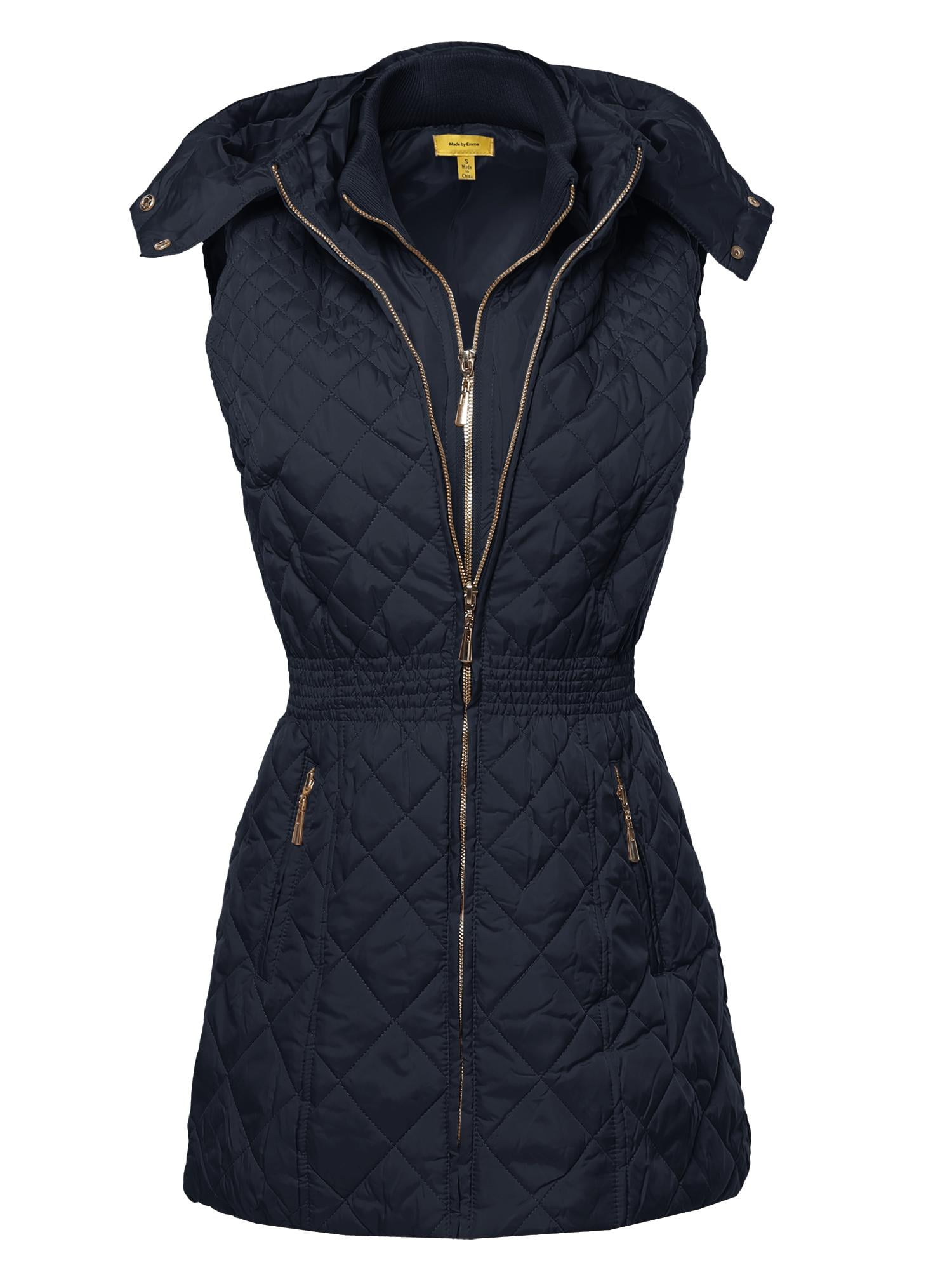 FashionOutfit FashionOutfit Women's Slim Fit Hooded Long Length Solid