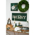 thumbnail image 3 of Emerald Merry Christmas Wall Art 24 x 12 x 1 Inches., 3 of 4