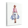 thumbnail image 4 of Stupell Industries Glam Cowgirl Pink Plaid People Painting Unframed Art Print Wall Art, 11 x 14, 4 of 8