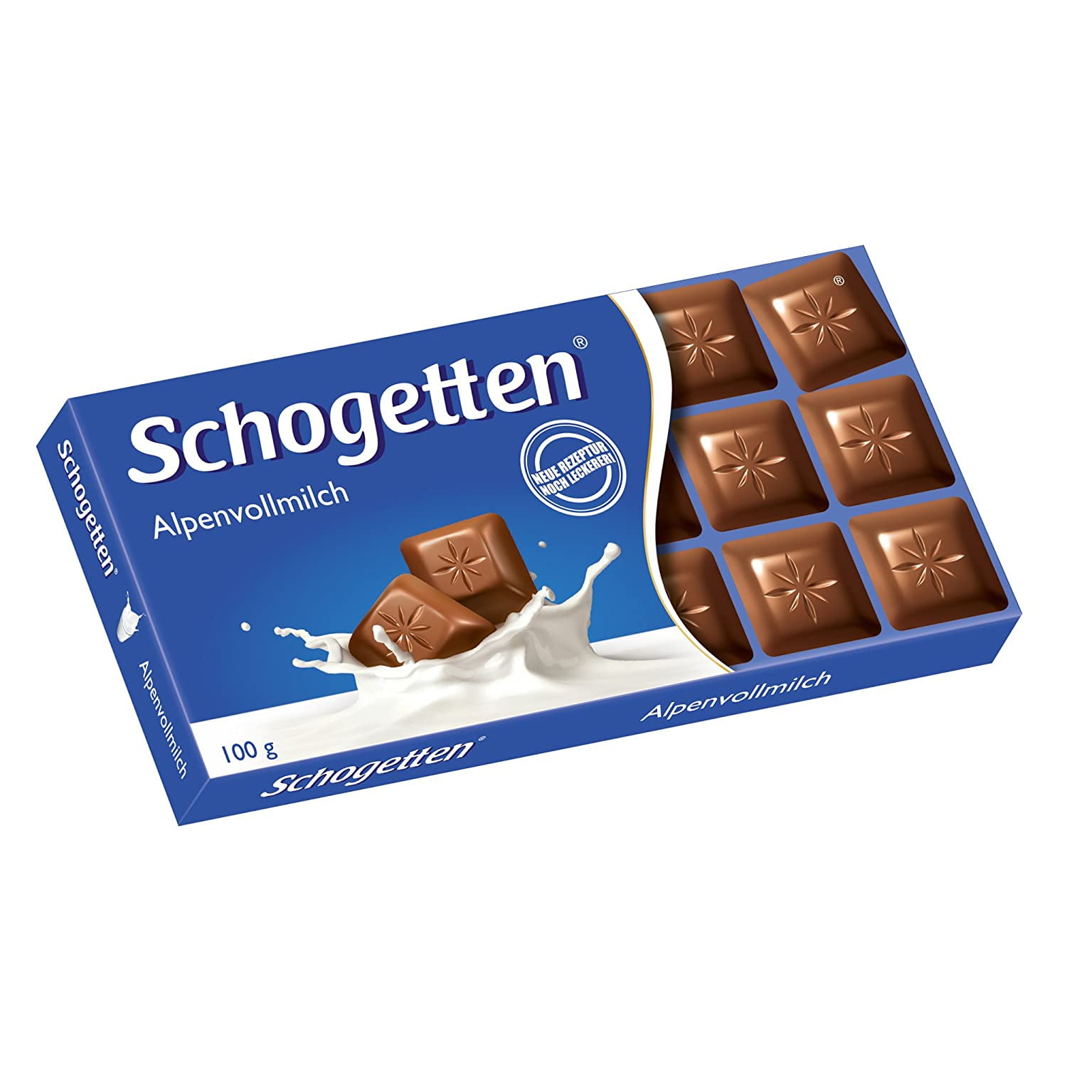Schogetten Alpine Milk Chocolate 100g / 3.52 Oz (15pack)