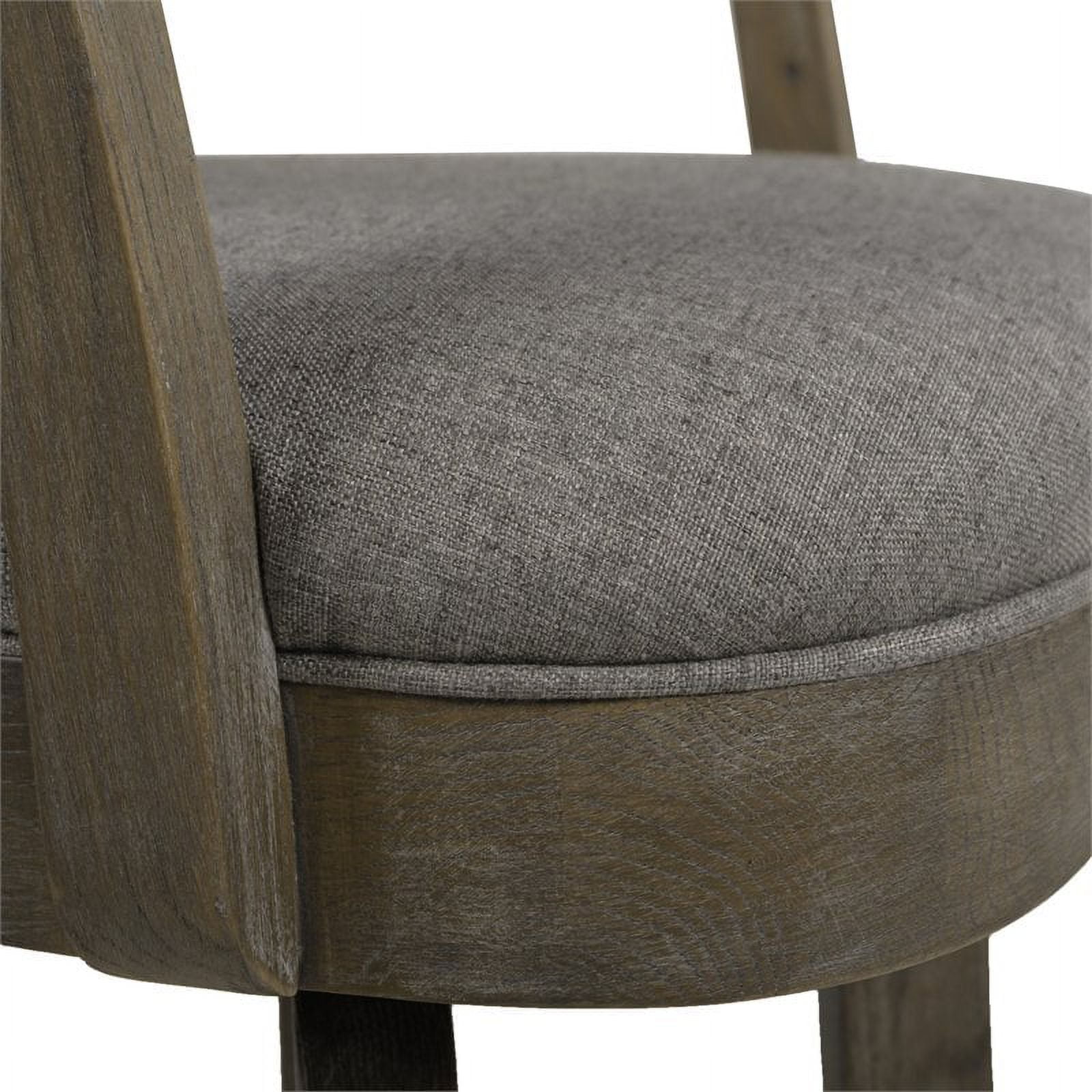 Jennifer Taylor Home Williams 27" Counter Height Bar Stool Dark Heathered Grey