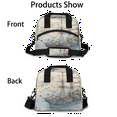 thumbnail image 2 of Herdesigns Vintage Ocean Sailing Ship Insulated Lunch Bag for Women Men Adults Large Reusable Lunch Box Leakproof Portable Cooler Tote Bags with Adjustable Shoulder Strap, 2 of 6