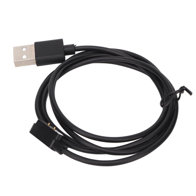 Smartwatch Charging Cable, Built In PTC USB To Magnetic 2 Pin Charging Cord 3.3ft Safe Copper Wire Over Current Protection For Business