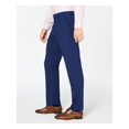 thumbnail image 3 of VINCE CAMUTO Mens Blue Flat Front, Slim Fit Pants 42W/ 30L, 3 of 3