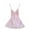 Pink, variant on Tumotour Satin Silk Nightgowns For Women Mini Dress Sleeveless Nightgown Solid Color V-Neck Pajamas Loungewear Lace Sleepwear Chemise Lingerie Dress Tank Sleepwear Lace Nightshirt