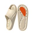 thumbnail image 1 of Cozy Water Slide In Home Slippers For Couples Open Toe Indoor Bath Spa Slippers With Sole, 1 of 4