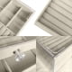thumbnail image 1 of Jewelry Organizer with 3 Drawers Stackable Display Storage Box,B, 1 of 5