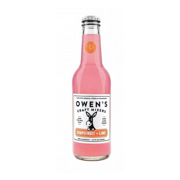 Owen's Craft Mixers Grapefruit + Lime, 8.5 fl oz (12 Bottles) Walmart