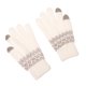thumbnail image 2 of KAIYANG 1 par de guantes tejidos cálidos y gruesos en invierno (blanco), 2 of 2