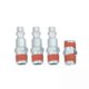 thumbnail image 4 of 20pcs Air Compressor Accessory Kit 25Ft Recoil Hose Gun Nozzles Set 1/4 NPT, 4 of 5