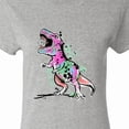 thumbnail image 4 of Inktastic Graffiti Paint Splatter T-rex Women's T-Shirt, 4 of 5