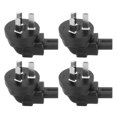 thumbnail image 2 of Adaptador de corriente Sincero 4 piezas AU Plug a IEC320 C7 90 Grados 100-250 V, 2 of 10