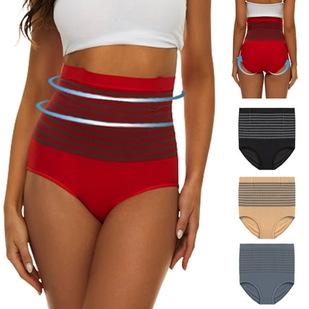 

Jieowen Women High Waist Tummy Control Panties Butt Lifter Seamless Abdominal Body Shapewear Slimming Underwear