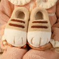 thumbnail image 4 of Cat Paw Slippers, 3D Cat Paw Cartoon Slipper for Women, 4 of 5
