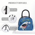 thumbnail image 4 of Balery Great White Shark Bolsa de Almuerzo para Mujeres, Caja de Almuerzo, Bolsa de Almuerzo Pequeña Impermeable, Tote de Almuerzo Reutilizable con Gran Capacidad, 4 of 6
