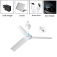 thumbnail image 6 of CIYISON USB Tent Fan Celling Fan Outdoor Gazebo Fan Canopy Hanging Fan Battery Powered, 6 of 13