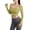 Yellow, variant on Womens Long Sleeve Shirts Tops for Women Trendy Women's Sportswear Two Tops Women With Pad Long Sleeve Sexy Flesh Shielding Yoga Wear