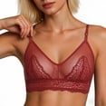 thumbnail image 2 of Admvng Women's Bras Wireless Lace Sheer Mesh Cute Comfort Everyday Bra, 2 of 6