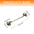 thumbnail image 2 of Uxcell 6 inch Hook and Eye Latch Barn Door Lock Stainless Steel, Bronze Tone, 2 of 7