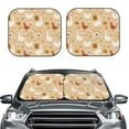 thumbnail image 2 of Naloa Autumn and Thanksgiving 2 Piece Foldable Car Sun Shades, Car Windshield Sunshade, Front Window Sunshade for Car, Truck, SUV - Medium, 2 of 7