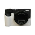 thumbnail image 1 of GadgetCom Camera Half Case Compatible with Canon PowerShot V1 , Anti-Slip PU Leather Shell Protective Cover, 1 of 6